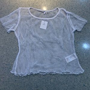 NWT Women’s Urban Outfitters mesh short sleeves shirt size small